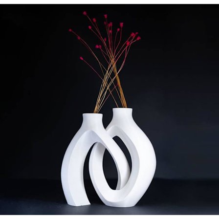 Modern blomvas heminredning
