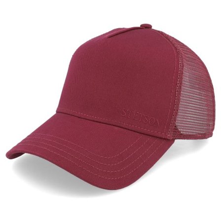 Stetson - Röd trucker Keps - Cotton Red Trucker @ Hatstore