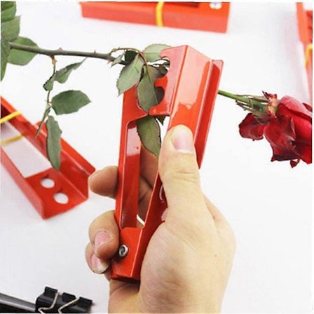 1 kpl 14,3 * 2,5 cm Leikkaustyökalu Kukkakauppias Metalli Puutarha Kukka Ruusu Piikki Varsi Lehtien Poistaja Ruusupihdit Poisto Raastin 