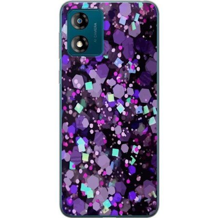 Yhteensopiva Puhelinkuori Motorola Moto E13 Violetti Kimalle