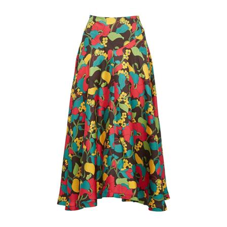 La DoubleJ Milano Rok , Groen , Dames , Maat: XL Midirokken