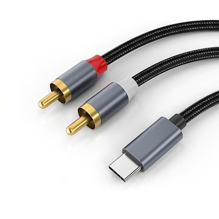 USB-C till RCA Audio Stereo-kabel