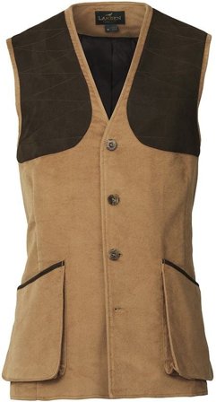 Laksen Belgravia Leith Shooting Vest Camel
