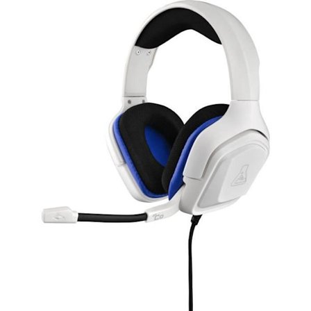 THE G-LAB Korp Cobalt Gaming Headset Kompatibel med PC, PS4, Xbox One - White