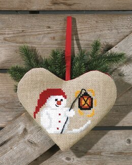 Broderikit Jule-deko Snemand - Permin