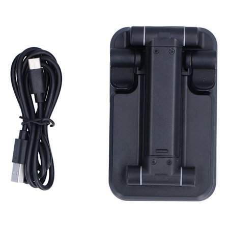 T6 Foldbar Trådløs Oplader Mobiltelefon Stativ til Mobiltelefon Headset og TabletSort