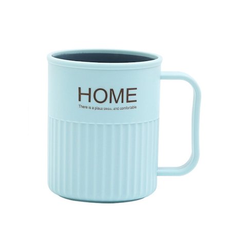 Ljusblå, 400 ml, plastkaffekopp 400 ml, flerfärgat glas