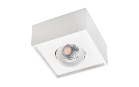 SG Armaturen Cube Lux Downlight 7 W, 540 lm Hvit, Belysning