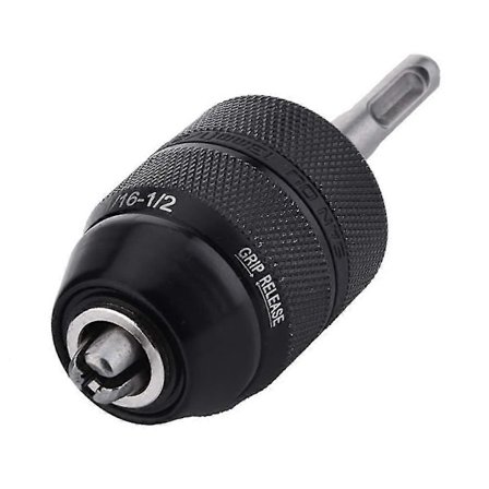 2-13MM Nyckelfri Borrchuck med SDS Plus Adapter, Tungt 1/2-20UNF Slagborrchuck Konverterare Snabbväxlingsadapter Omvandlingsverktyg