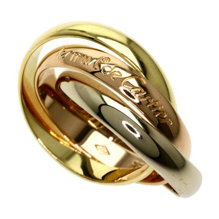 Cartier Vintage Rings Gul, Dame Vintage Smykker, Størrelse: ONE Size