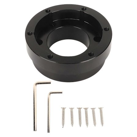 70mm Ratstyringsadapterplade Alloy Hub Adapterplade til Logitech til Momo til Sparco 13 14 tommer PCD Rat Black