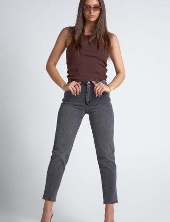 ABRAND A 94 High Slim Tall Kiara - Black - 26