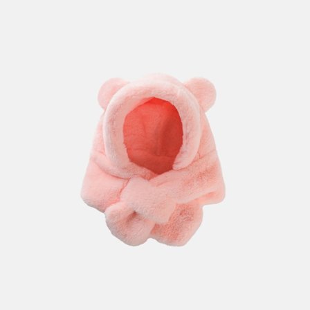 Baby Björnmössa Scarf ROSA