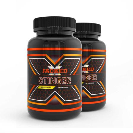 2 x Testo-booster – Jacked Stinger, 90 kapsler - Testosteron, Muskelvekst, Kosttilskudd, Muskelvekst, Testosteronøkere