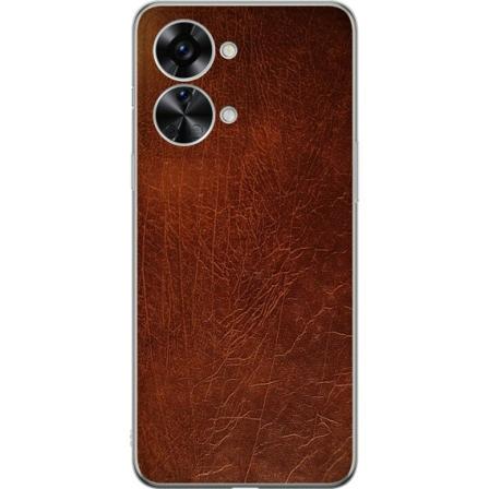 OnePlus Nord 2T Gennemsigtig cover Læder