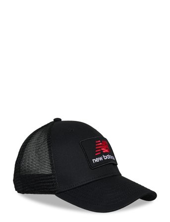 New Balance Stacked Patch Logo Trucker - Black - ONE SIZE