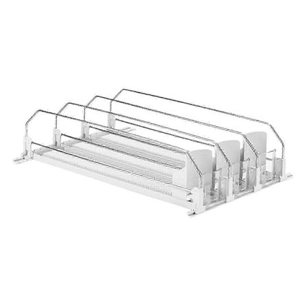 Dryckesflaskorganisatör för kylskåp - Hållbar fjäderbelastad design (FMY)