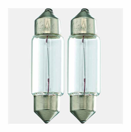 Glödlampa SV8.5 (35 mm) 24 V 5 W 2 st. - Biltema