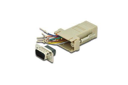Digitus Adapter DB9 RJ45 Modular DB9 M RJ45 F Factory Sealed