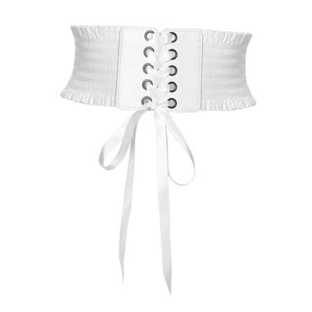 Naisten nyöritettävä etukiinnitys vyötärövyö joustava vyötärönauha korsettimekko