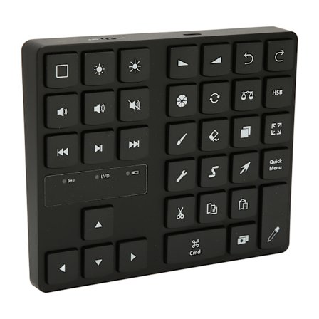 35 Taster Numerisk Tastatur Stabil Forbindelse Driverfri Bluetooth-forbindelse Tegnetastatur med 4 Bløde Gummifødder til Hjemmekontoret