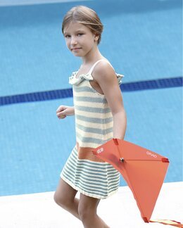 Strikkeoppskrift Kjole - Katia