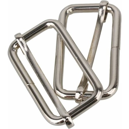 Metallskjutspänne med justerare för 38 mm klockarmband, 50-pack