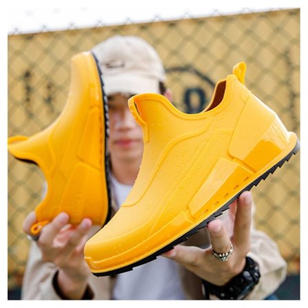 Ute Regntette Støvler Gjenbrukbare Vaskbare Lett å Rengjøre For Hjem Hage Gård Tykksålede Regnstøvler Sklisikre Vanntette Sko