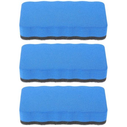 3 stk. tørre slettebrett viskelær kontor whiteboard viskelær gjenbrukbar whiteboard tørk