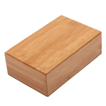 1 stk. Naturlig Bambus Yoga Klods Yoga Danse Træningsøvelse Hjælpeværktøj Træklods til Hjemmetræning