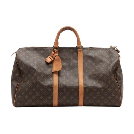 Louis Vuitton Vintage Pre-owned Keepall 55 Monogram Taske Brun, Dame Vintage Tasker, Størrelse: ONE Size