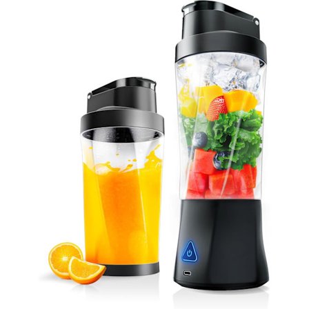 Mini Sladdlös Smoothie Mixer, Portabel Blender Mixer | 700ml Juicekopp | 6000mAh Batteri | BPA-fri | för Frukter, Shakes
