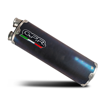 G.P.R. Dual Poppy Impact Zero Slip-On - KTM 1050 Adventure 2015-2016