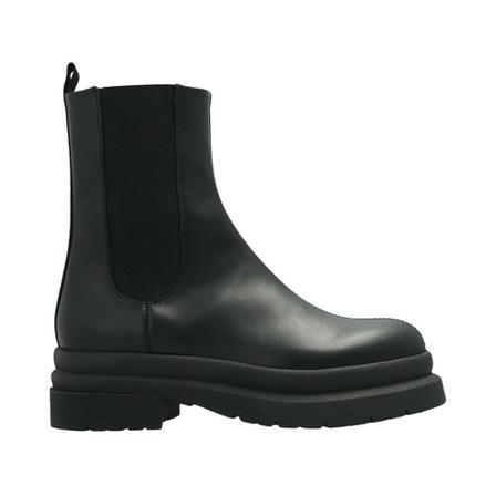 JW Anderson, Ankle boots with logo Czarny, Kobieta, Rozmiar: 40 EU
