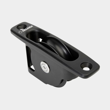Seldén Aluminium Through-Deck block with 60 mm sheave (406-501-14)