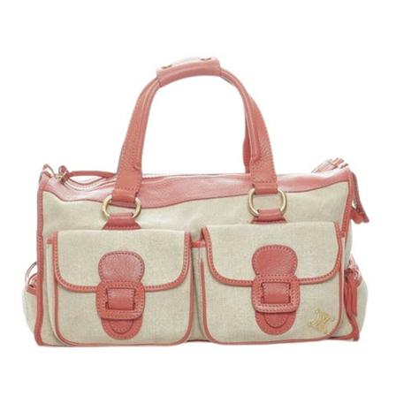 Celine Vintage, Pre-owned Handbag Beige, Dames, Maat:ONE Size,Canvas