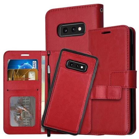 Flovemes Fodral Med Dubbelfunktion Till Samsung Galaxy S10 E Röd