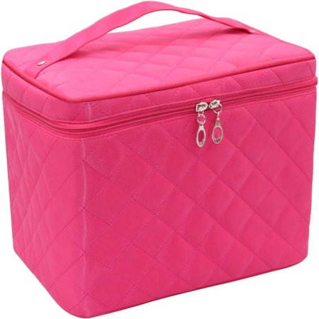 *Makeup taske, stor størrelse toilettaske til kvinder, organizer taske, Porta*