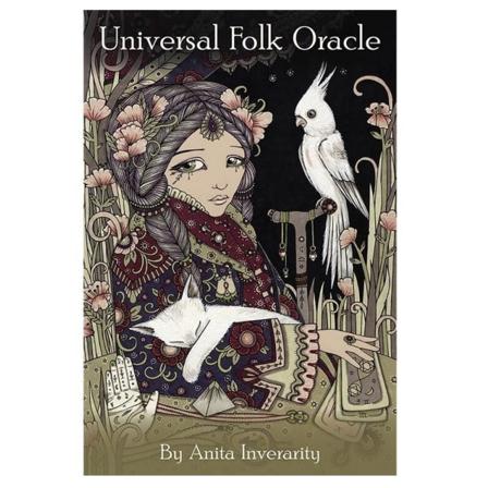 Tarotkort orakelkort brettspillkort Tarotkort kort alle på engelsk-Universal Folk Oracle