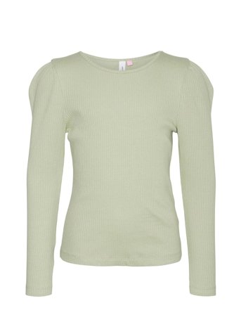 Vmlavender Ls Top Girl T-shirts Long-sleeved T-shirts Grønn Vero Moda Girl*Betinget Tilbud