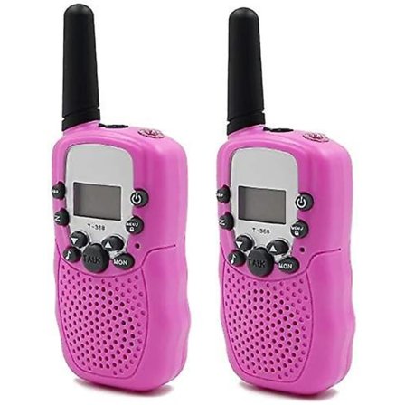 Barnleksaker Walkie Talkies - Pmr446 8 Channel 3km Long Range 2 Way Radio Walkie Talkie För Barn Pojkar Flickor, Rosa