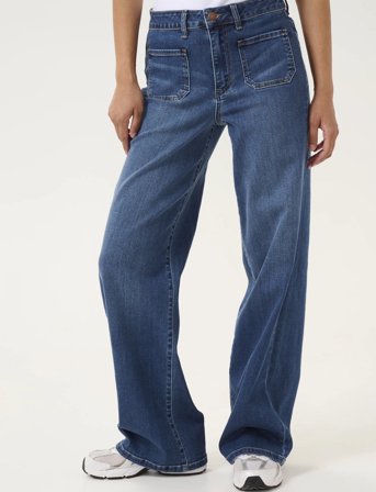 Kaffe Kakarla Hw Wide Jeans - Blue - 34