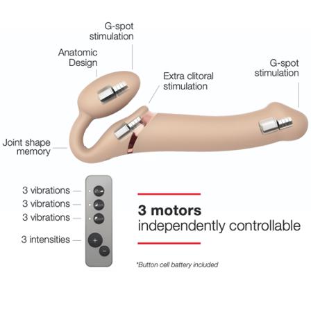 Vibrating Bendable Dildo - Natural Large - Vuxen.se - Air pressure stimulator, klitoris vibratorer, dildoer, lystkugler, magic wand & æg.