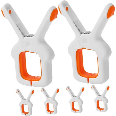 6-delt Håndklæde Stol Klips, Strandhåndklæde Klips, Stol Materiale Kreativt Design