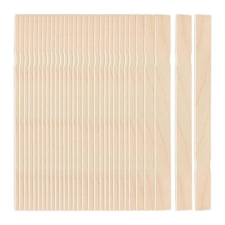 30 stk. malerpinde, 30 cm trærørepinde til maling, malerpinde til biblioteksmarkører