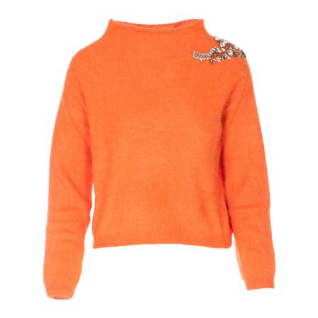 Liu Jo, Sweatshirts Pomarańczowy, Kobieta, Rozmiar: S