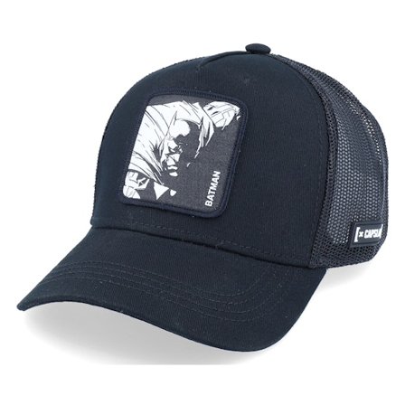 Capslab - DC Batman Black Trucker Trucker Black Cap - @ Hatstore