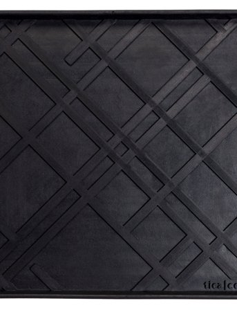 Shoe And Boot Tray Rubber Black Tica Copenhagen