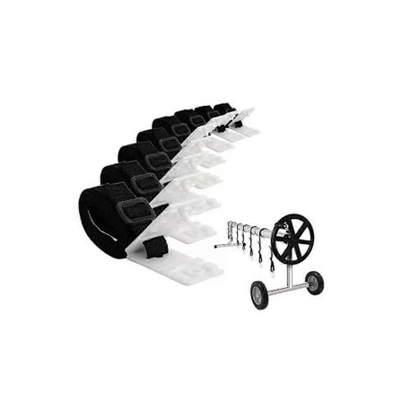 Svømmebasseng Film Bindebånd Solardekke Bærbar Bassengdeksel Rull Koblingsstroppsett