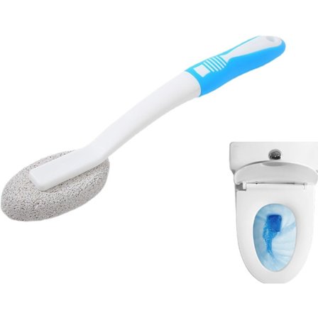 Pimpstein Toalettbørste - Pimpstein Rengjøringsbørste - Rengjøringsbørste - Toalett Rengjøringsbørste | 30x5cm kompatibelt Husholdnings Baderom 